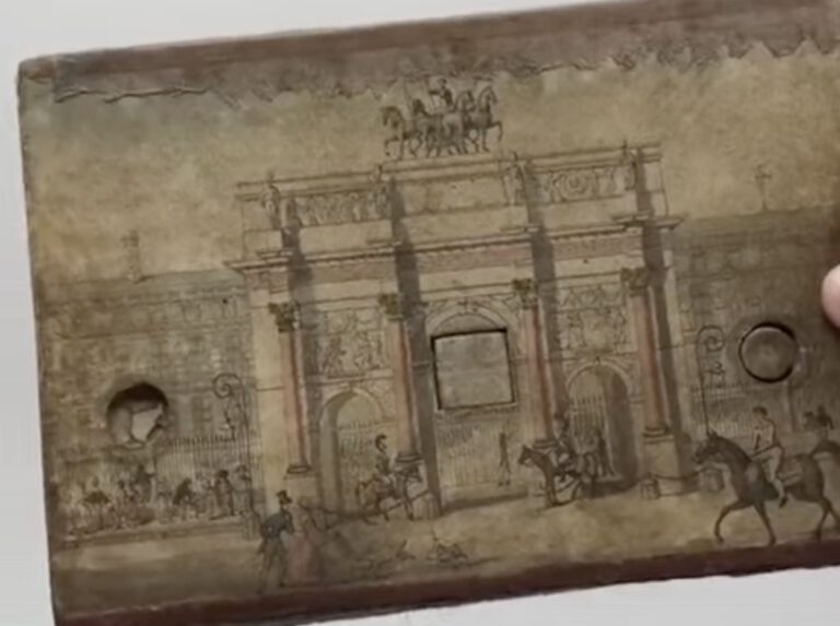 Historisches Stereoskop von 1830 als Vorläufer der Virtual Reality