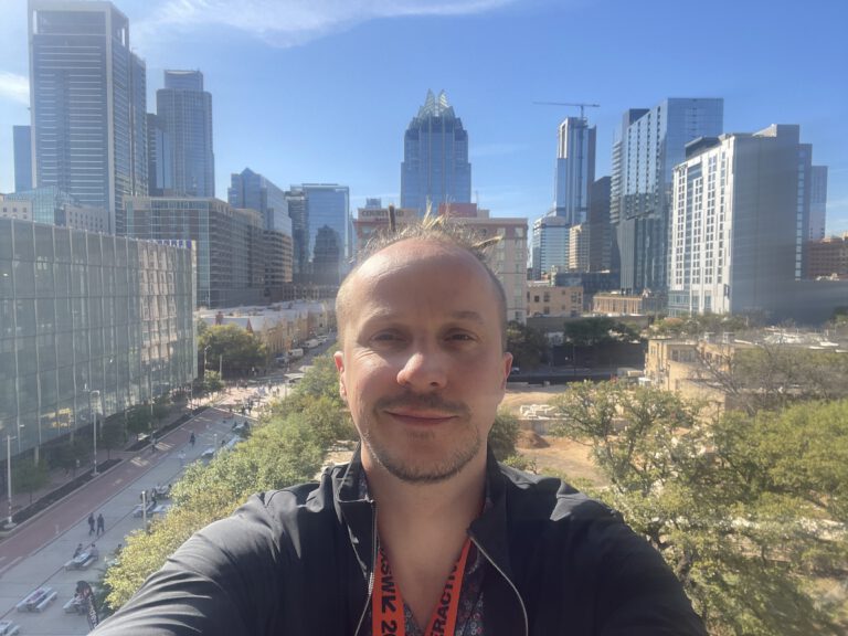 Sebastian Winkler auf dem SXSW 2023 in Austin, Texas