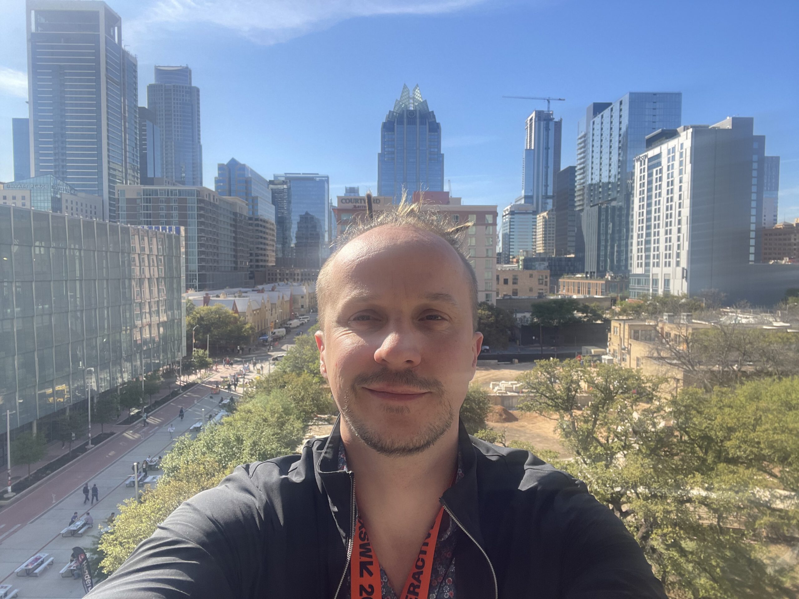 Sebastian Winkler auf dem SXSW 2023 in Austin, Texas