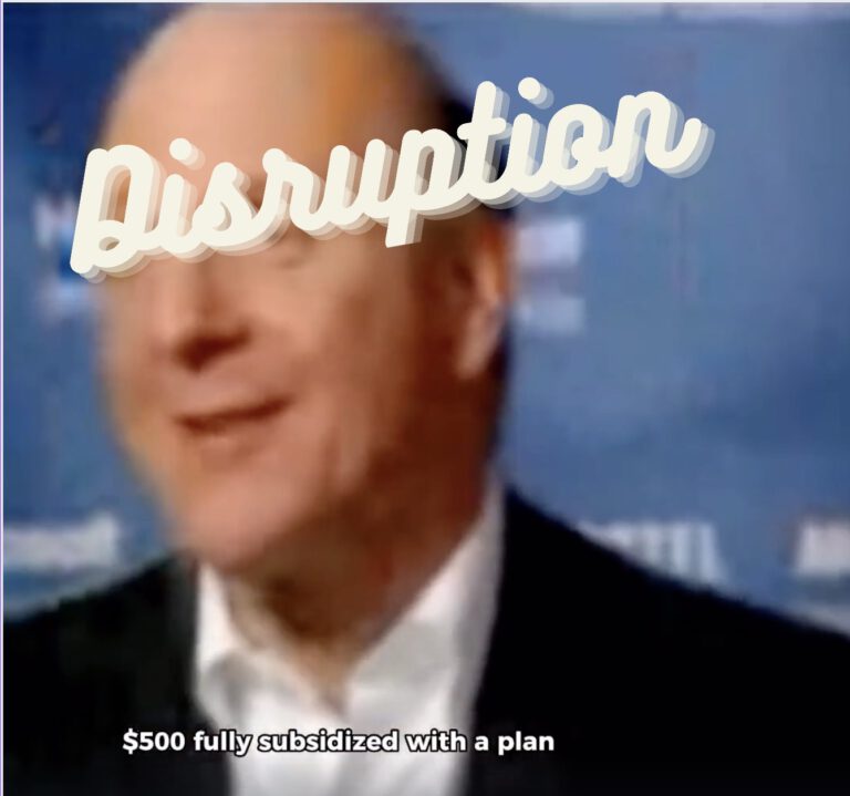 Disruptionen erkennt man immer erst im Nachgang