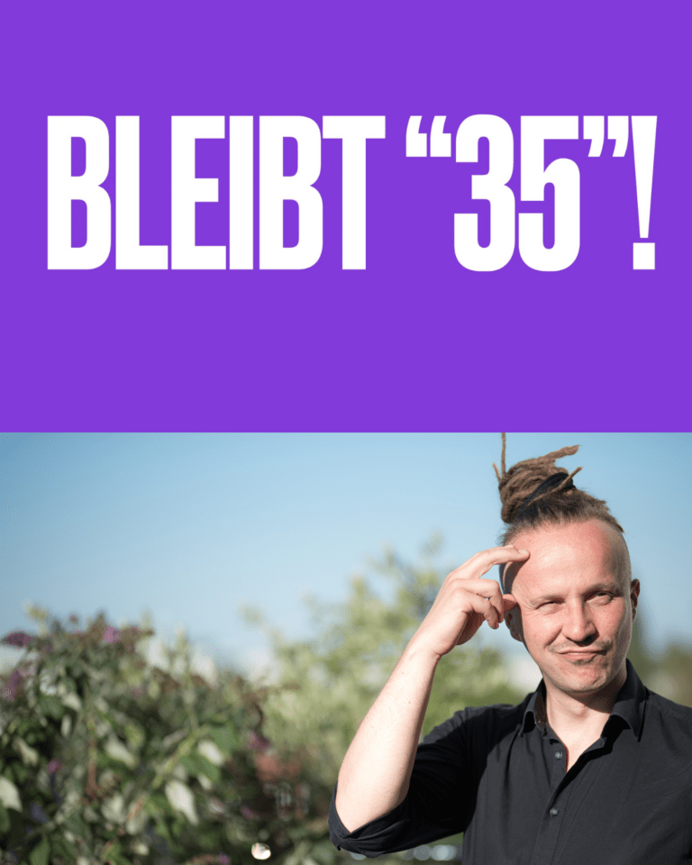Sebastian Winkler reflektiert mit 35 Jahren: Bleibt 35