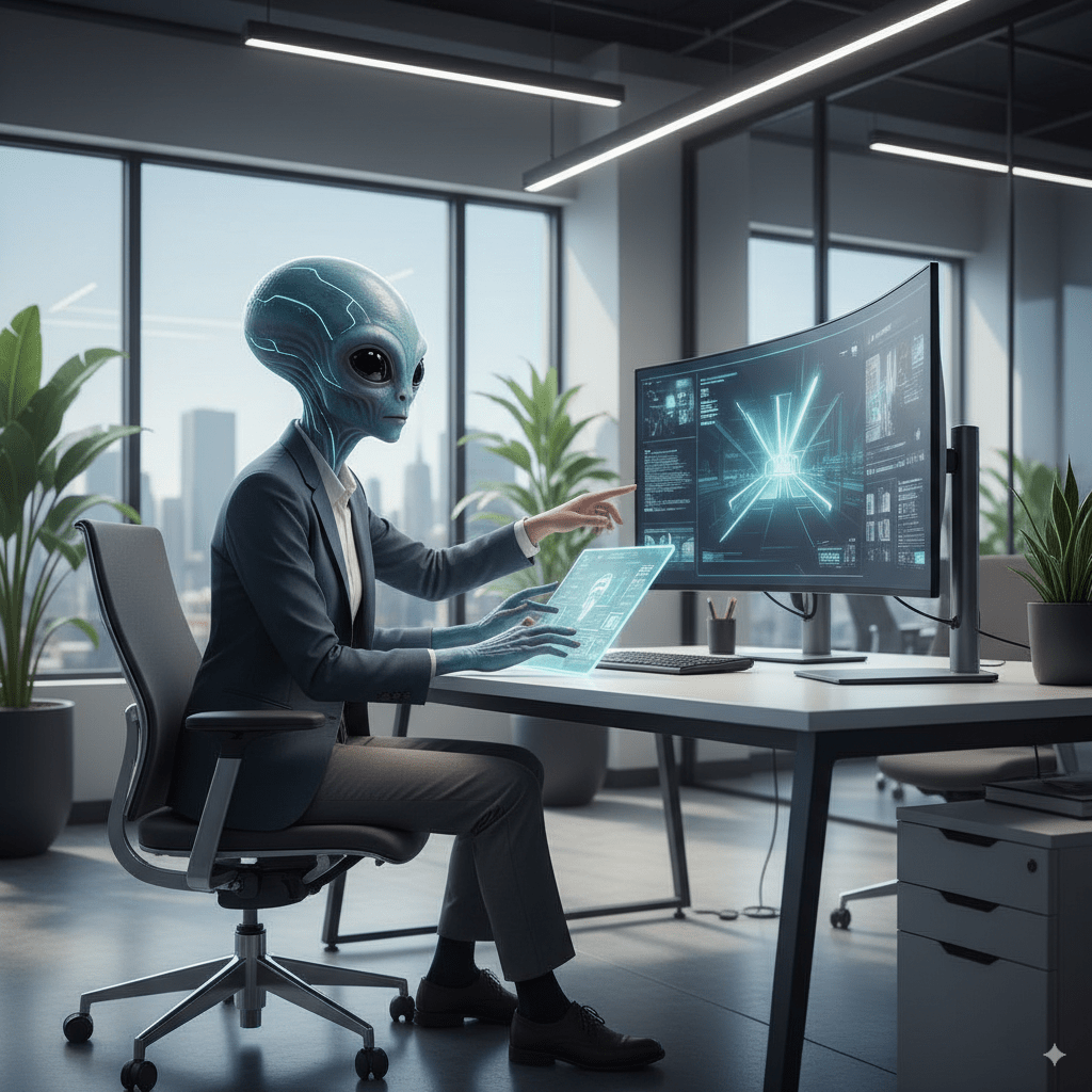 KI-generiertes Bild von Sebastian Winkler zu den 5 verblüffenden Wahrheiten über KI