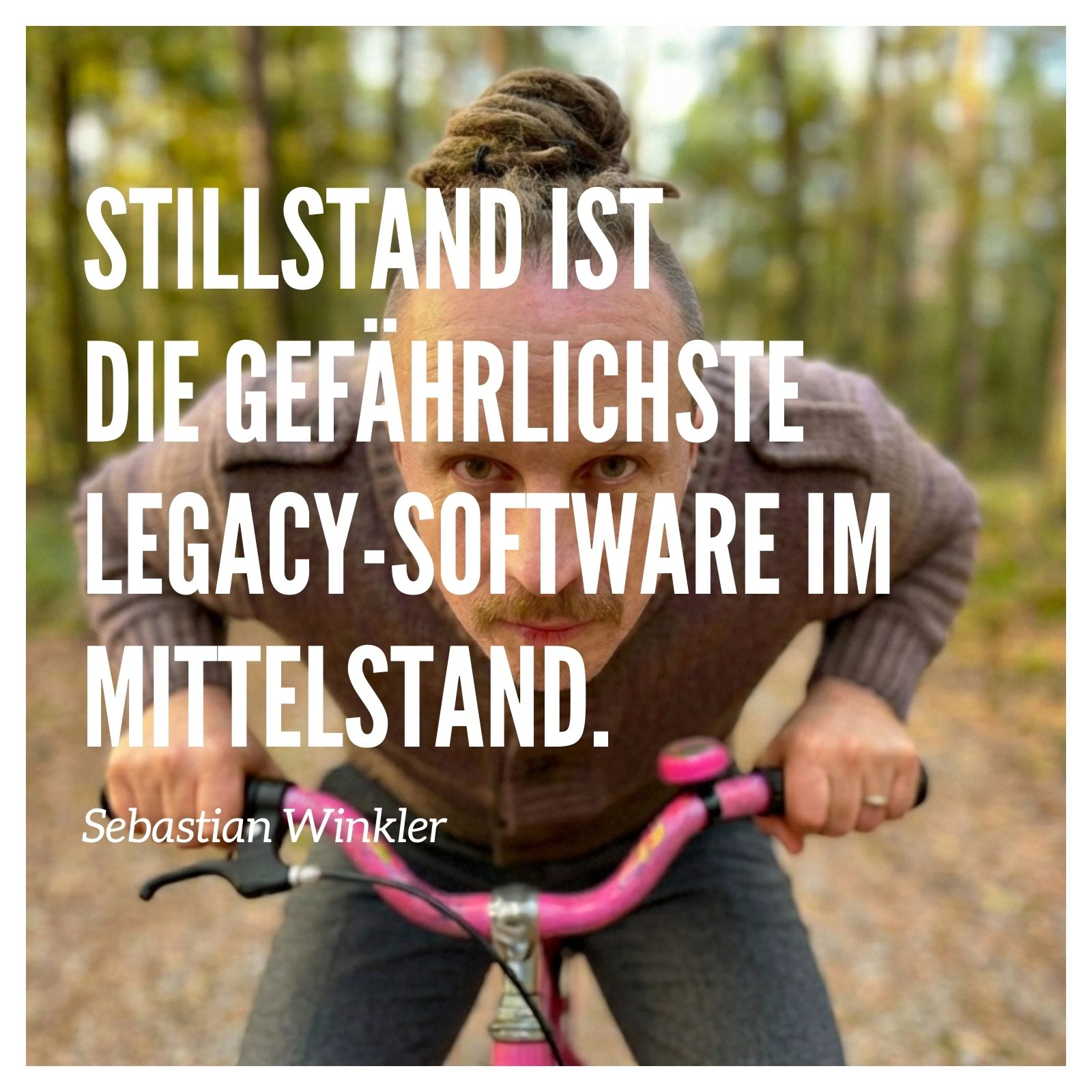 Sebastian Winkler erklärt: Stillstand ist die gefährlichste Legacy-Software im Mittelstand